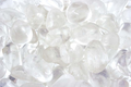 Clear quartz tumbled stone