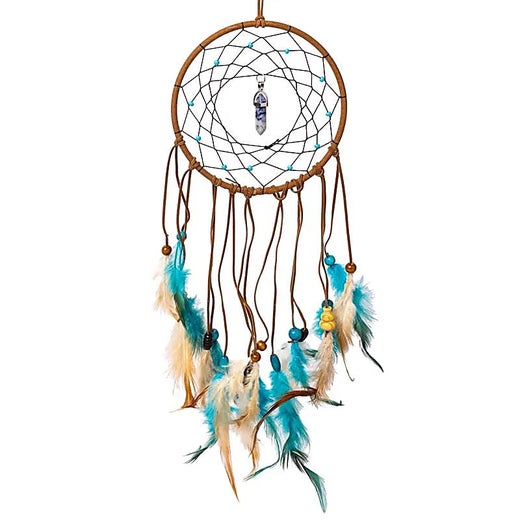 Dreamcatcher sodalite with pendulum &ndash; &plusmn;13x45cm