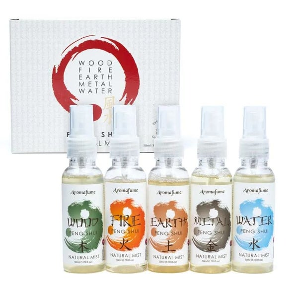 Feng Shui air freshener spray set of 5 Aromafume