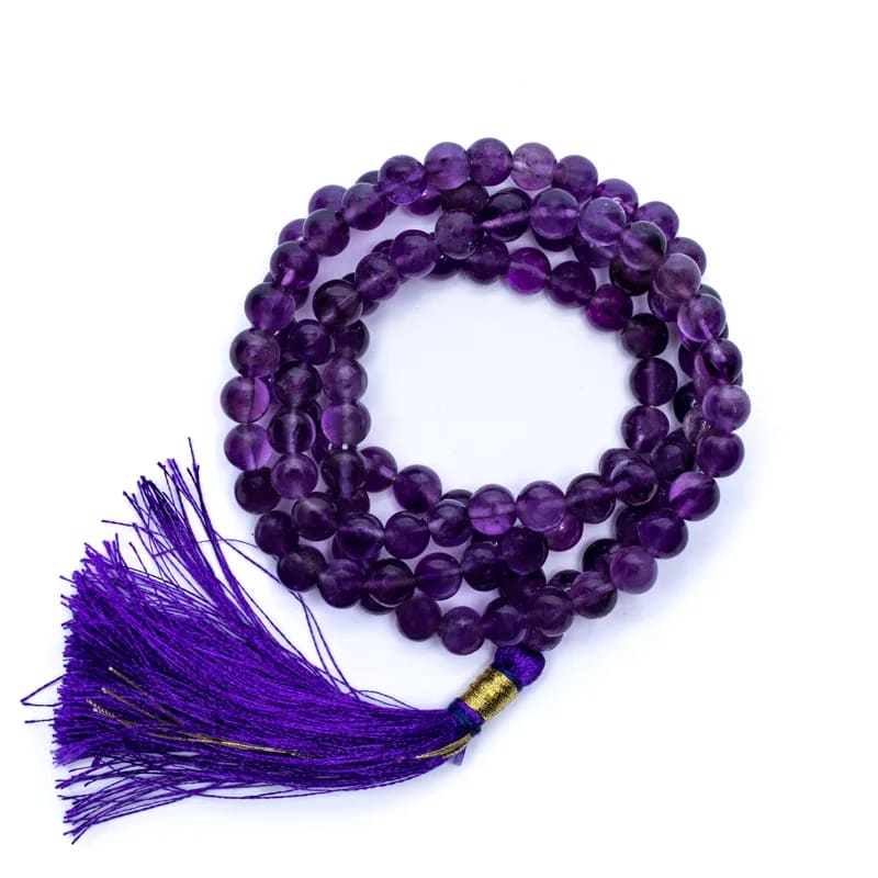 Mala Amethyst 108 beads