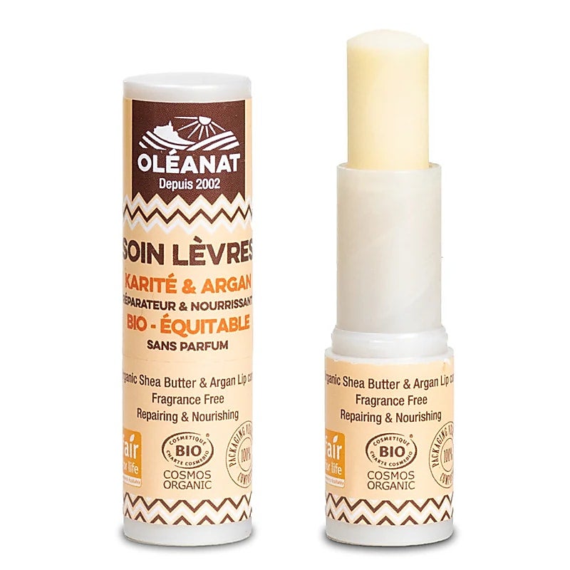 Oleanat shea butter & argan organic lip balm
